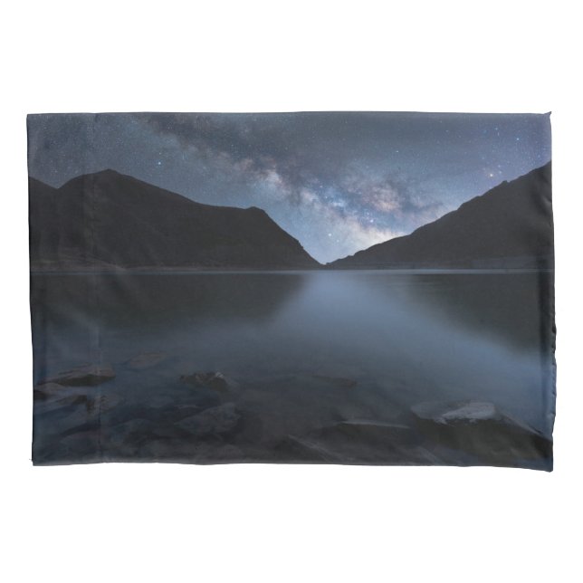Housse D'oreillers Eau | Lakeshore la nuit (devant)