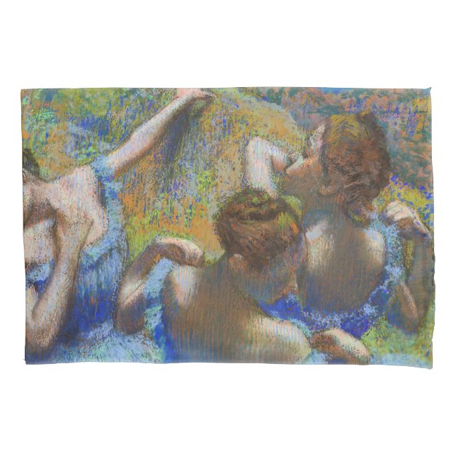 Housse D'oreillers Edgar Degas - Danseurs Bleus (devant)