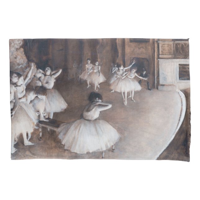 Housse D'oreillers Edgar Degas - Répétition de ballet sur scène (devant)