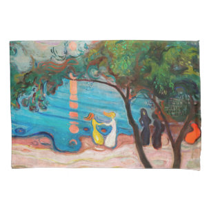 Housse D'oreillers Edvard Munch - Danse sur la plage
