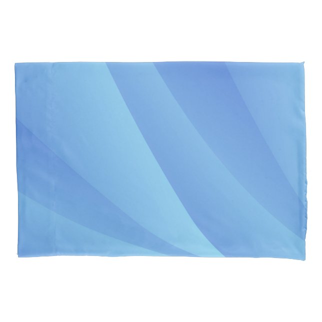 Housse D'oreillers Elegant Blue Abstract | (devant-gauche)
