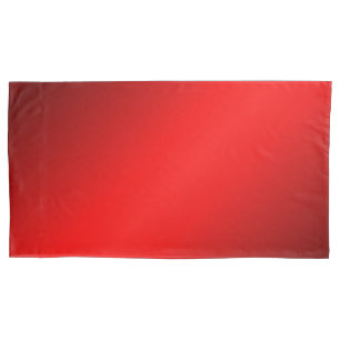 Housse D'oreillers Élégant dégradé rouge