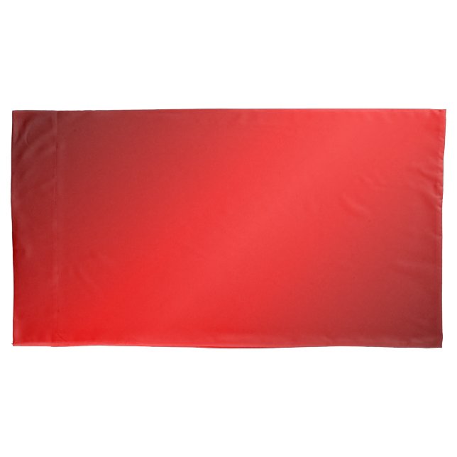 Housse D'oreillers Élégant dégradé rouge (devant)