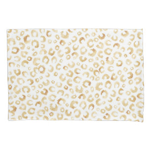 Housse D'oreillers Élégant Parties scintillant d'or blanc Poster de a