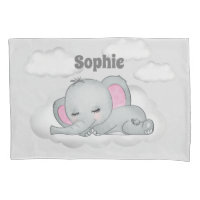 Eléphant Nuages Nom Enfants Décor Maison