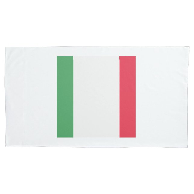 Housse D'oreillers Emblème du drapeau italien (devant-gauche)