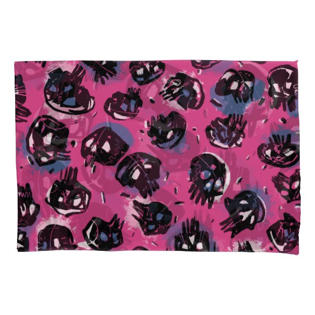 Housse D'oreillers Émo rose Sculk Accueil & Vie Lit Pillowcase (devant)