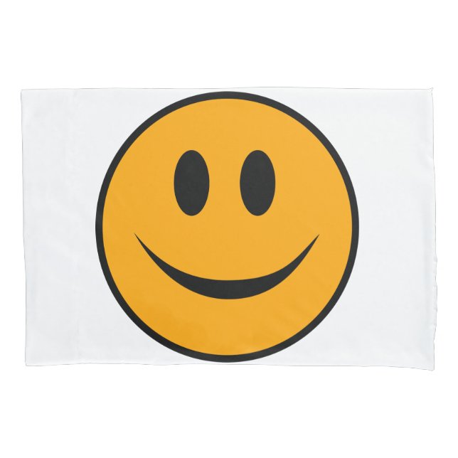 Housse D'oreillers Emoji du visage souriant (devant)