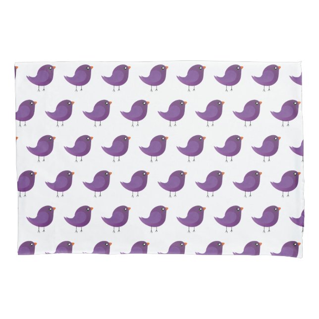 Housse D'oreillers Enfants mignonette birdy (devant)