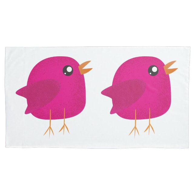 Housse D'oreillers Enfants mignonette birdy (devant-gauche)