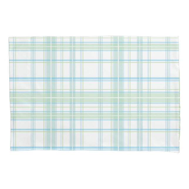 Housse D'oreillers Ensemble Std'oreiller Summertide Tartan sweetpea (devant-gauche)