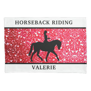 Housse D'oreillers Équitation Cheval & Rider Pillowcase