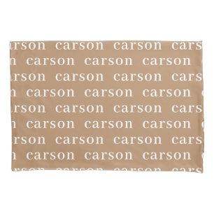 Housse D'oreillers Étui de coussin personnalisé simple répétant le no