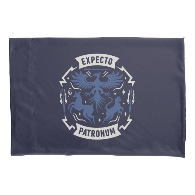 Housse D'oreillers Expecto Patronum Graphisme Silhouette Vintage (devant)