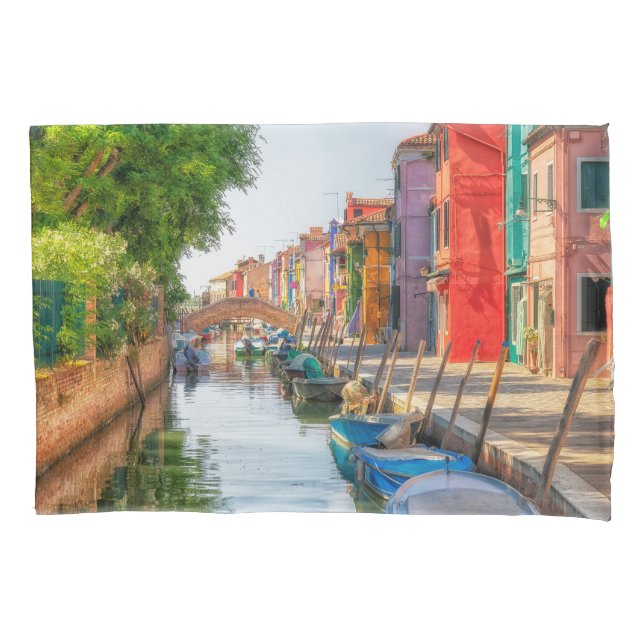 Housse D'oreillers Explorez le charme vibrant de Burano (devant)