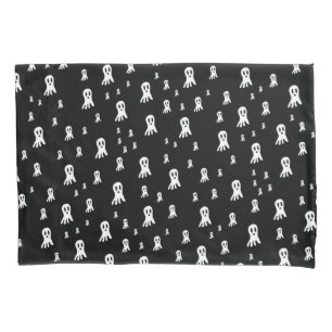 Housse D'oreillers Fantômes d'Halloween foncé