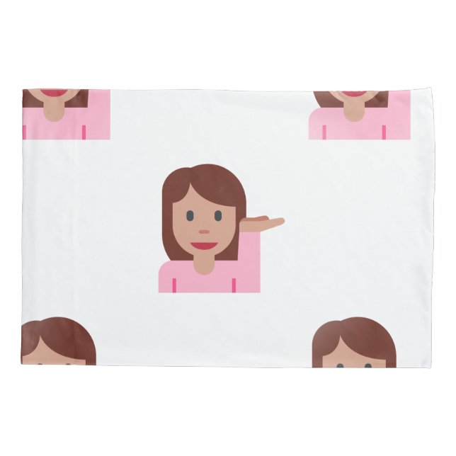 Housse D'oreillers femme coussin emoji orecase coque (Dos)