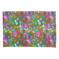 Fenêtre de verre coloré abstrait