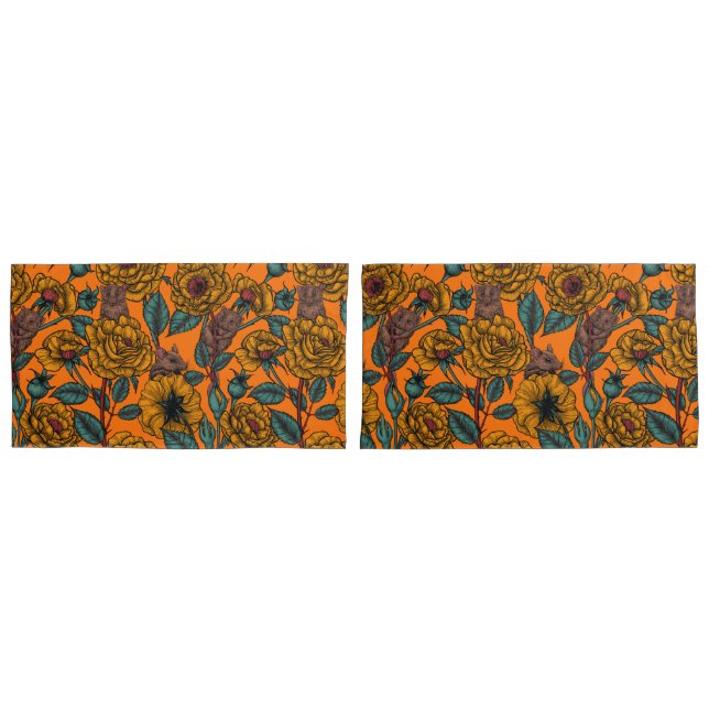 Housse D'oreillers Fête des souris rétro (devant-Set)