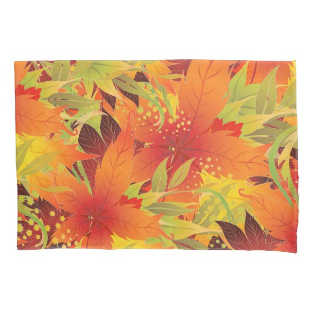 Housse D'oreillers Feuilles d'automne (devant-gauche)