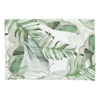 Housse D'oreillers Feuilles tropicaux