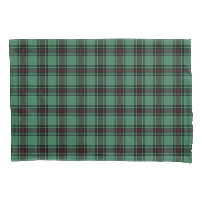Housse D'oreillers Fife Scotland District Tartan Green Plaid (devant)