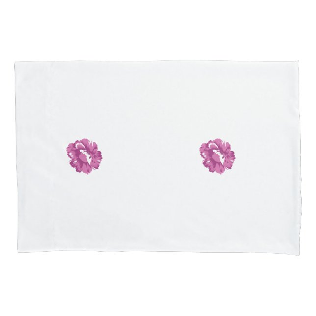 Housse D'oreillers Fille, Pale Megenta, Santé Royale (devant)