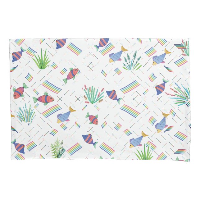 Housse D'oreillers Fishes and Plants in Pond (devant)