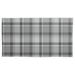 Housse D'oreillers Flannelle Grise Imprimer Porte-oreille simple, Tai