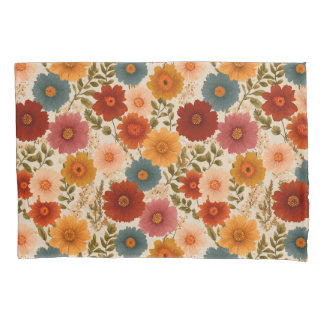 Housse D'oreillers Fleur d'automne Cottagecore