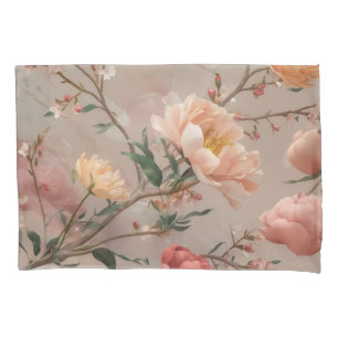 Housse D'oreillers "Fleur Ethérée : Une Aquarelle Dreamy Design Flora