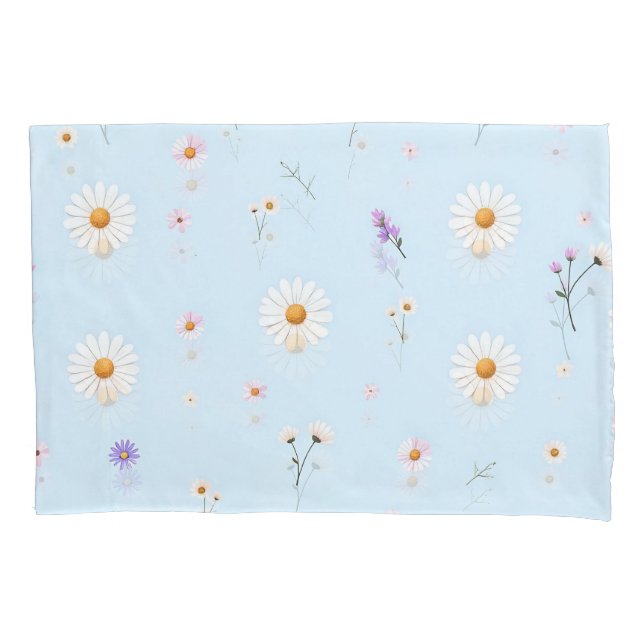 Housse D'oreillers Fleurs de Lilas  (devant)