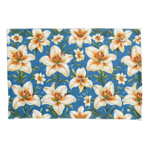 Housse D'oreillers fleurs de lys