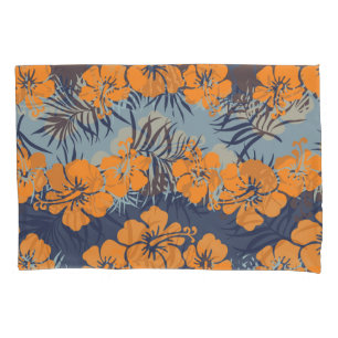 Housse D'oreillers Fleurs d'Hibiscus : Papier peint Vintage