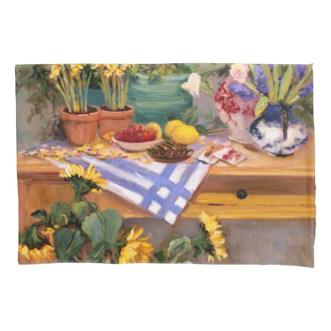 Housse D'oreillers Fleurs fraîches I (devant-gauche)