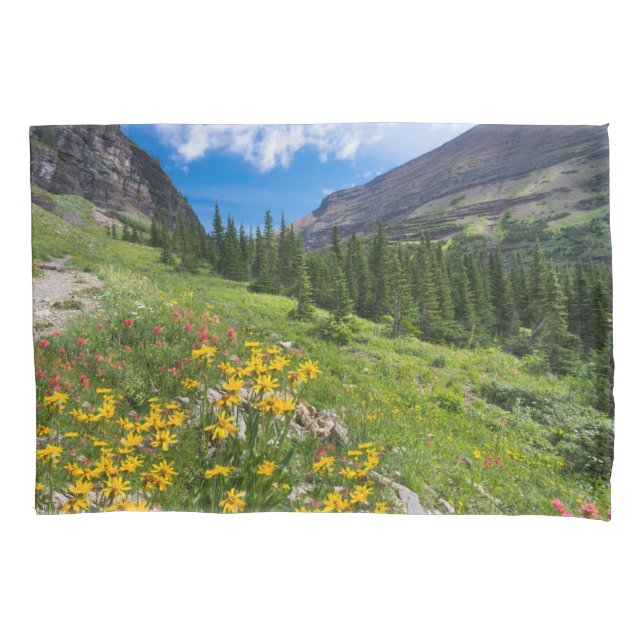 Housse D'oreillers Fleurs | Montana Flower Path (devant)