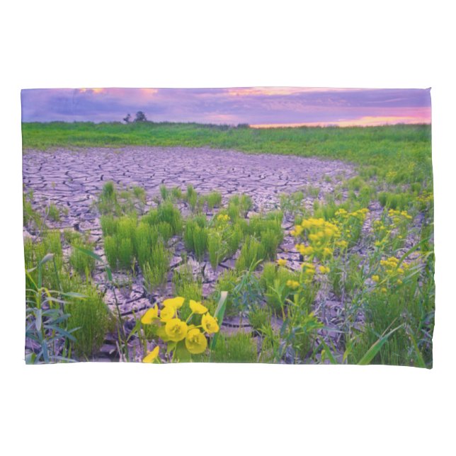 Housse D'oreillers Fleurs | North Dakota Red River Valley (devant)