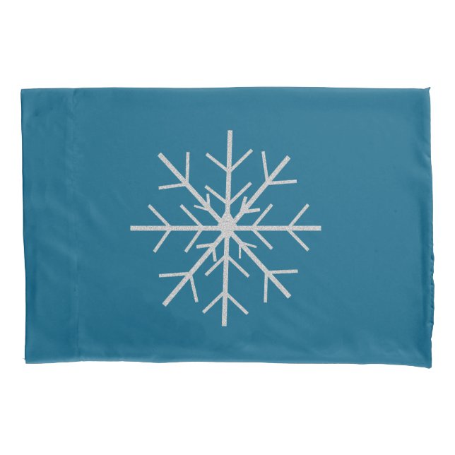 Housse D'oreillers Flocon de neige  (devant)