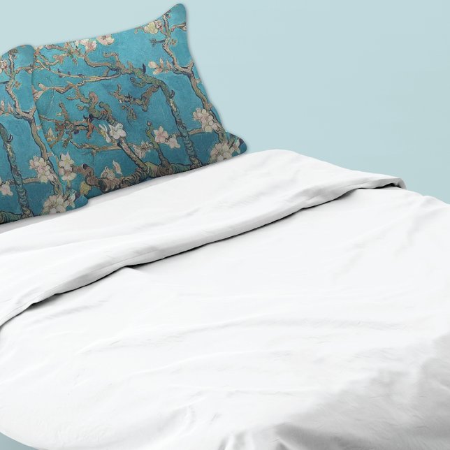 Housse D'oreillers Flores d'amandiers de printemps Vincent van Gogh (Créateur téléchargé)