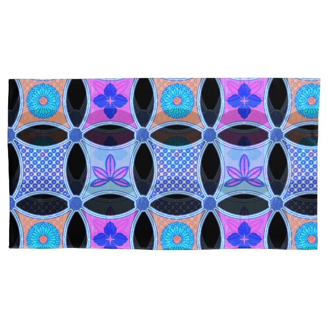 Housse D'oreillers Flowers and Patterns (devant-gauche)