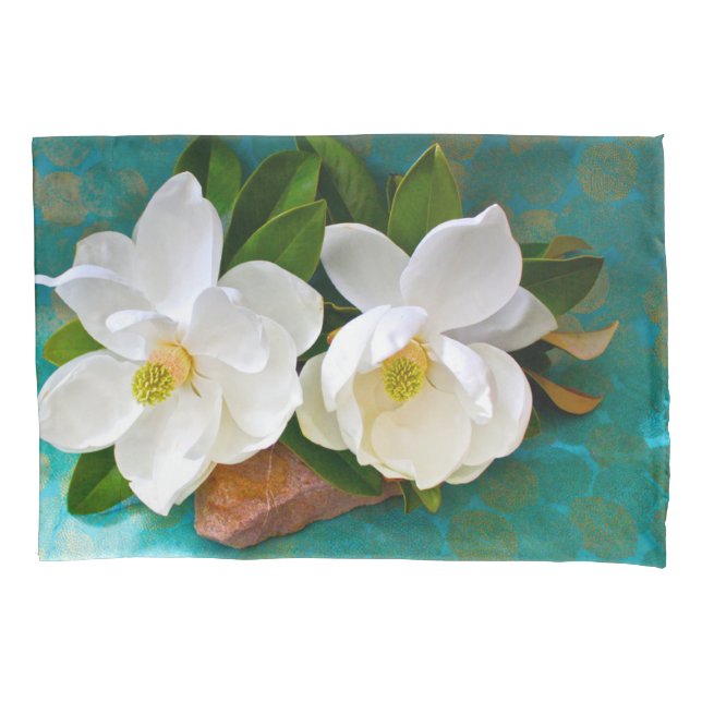 Housse D'oreillers Flowers | Magnolia Flower (devant)