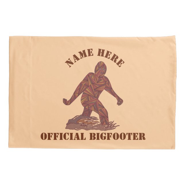 Housse D'oreillers Fonctionnaire de marche Bigfooter de Z Bigfoot (Dos)
