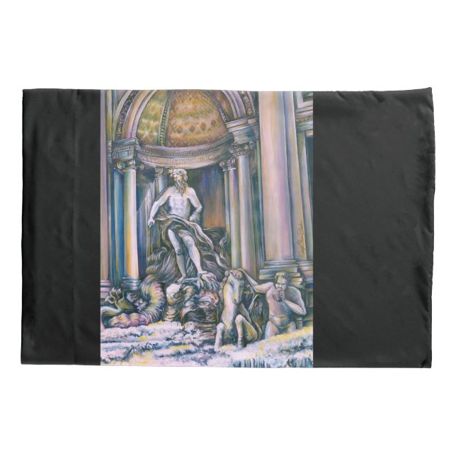 Housse D'oreillers Fontana Di Trevi, Roma (Dos)