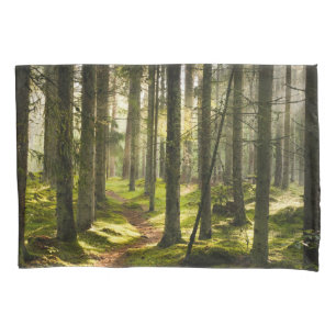 Housse D'oreillers Forêt Forêt boréale Suède