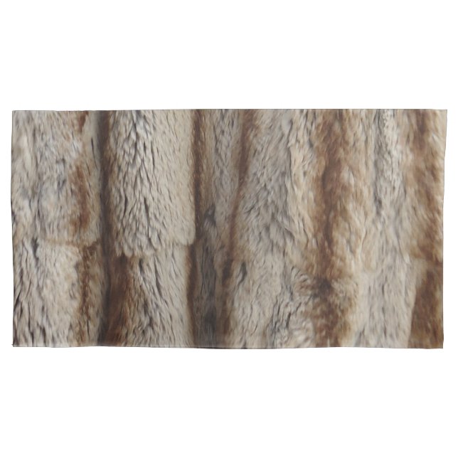 HOUSSE D'OREILLERS FOURRURE VÉRITABLE DE CHINCHILLA (devant-gauche)