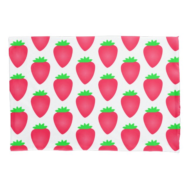 Housse D'oreillers Fraise Motif Filles Garçons Nursery Décor Cute (devant)