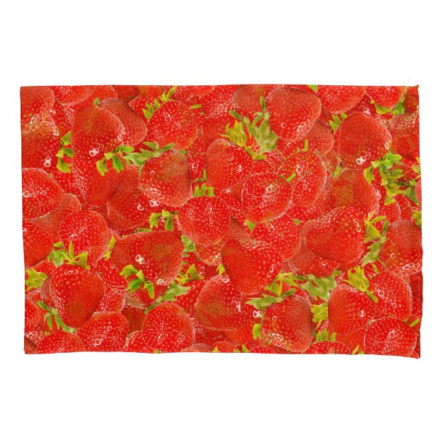 Housse D'oreillers Fraises (devant-gauche)