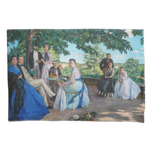Housse D'oreillers Frédéric Bazille - La Réunion Familiale