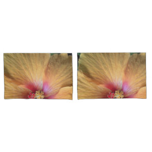 Housse D'oreillers Froissement d'Hibiscus Orange
