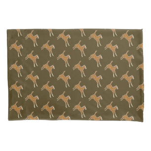 Housse D'oreillers Frolicking Horse Foal - transparent multicolore.